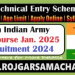 Indian Army 10+2 TES Course 2024-25