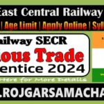 Railway SECR Apprentice Form 2024