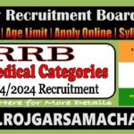 RRB Paramedical Recruitment 2024